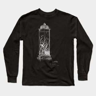 illuminated aquarium Vintage Patent Hand Drawing Long Sleeve T-Shirt